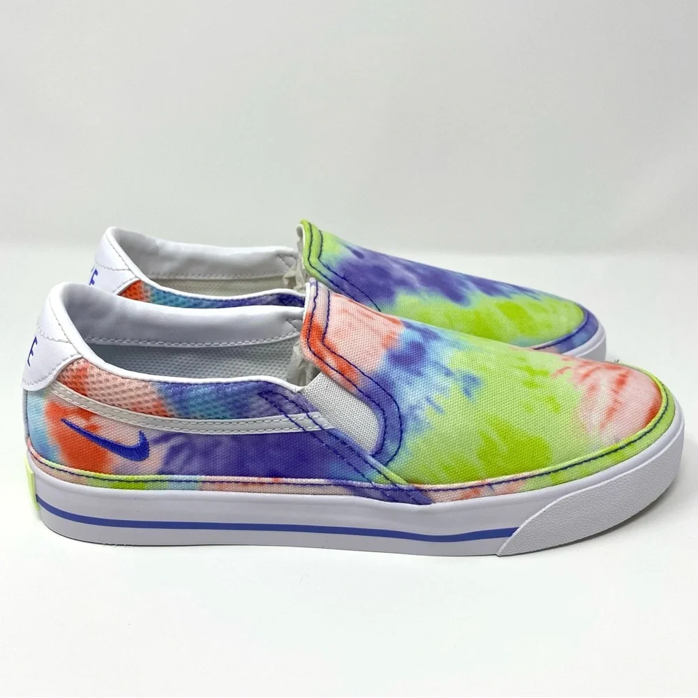 Nike Court Legacy Slip On Tie Dye Women’s Sneakers